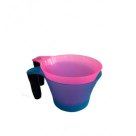 Миска пластиковая с силиконовой ручкой