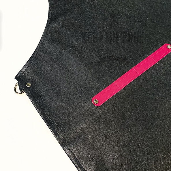 Фартук Технолога Черный / Розовый