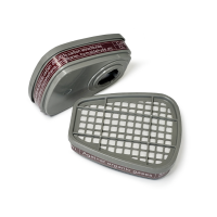 Фильтр сменный для маски, 2 шт серый