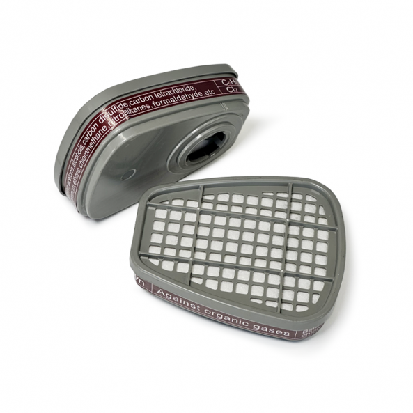 Фильтр сменный для маски, 2 шт серый