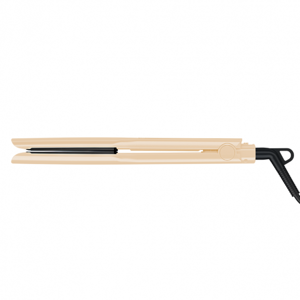 Утюжок MZ Titanium капучино, черные пластины, матовый