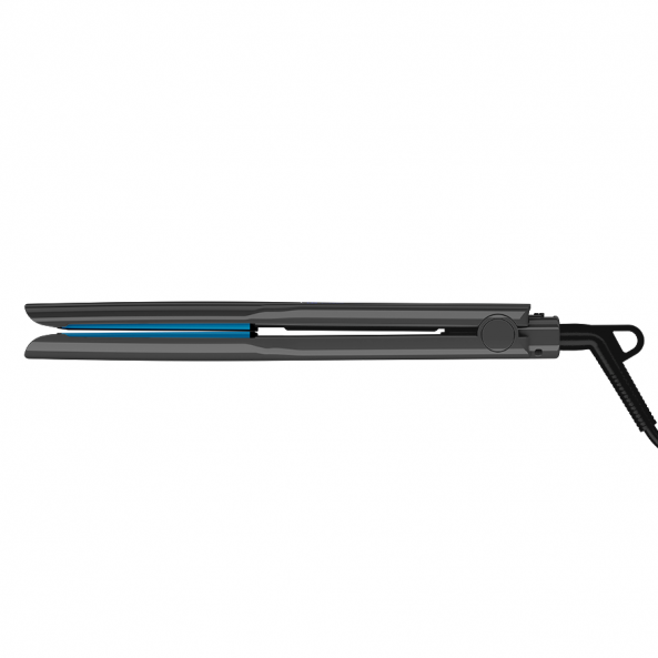 Утюжок MZ Titanium космос, голубые пластины, глянец