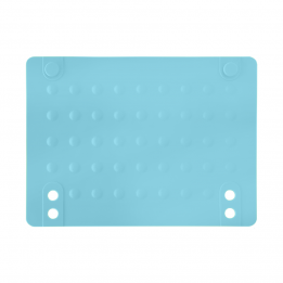 Термоковрик силиконовый, голубой