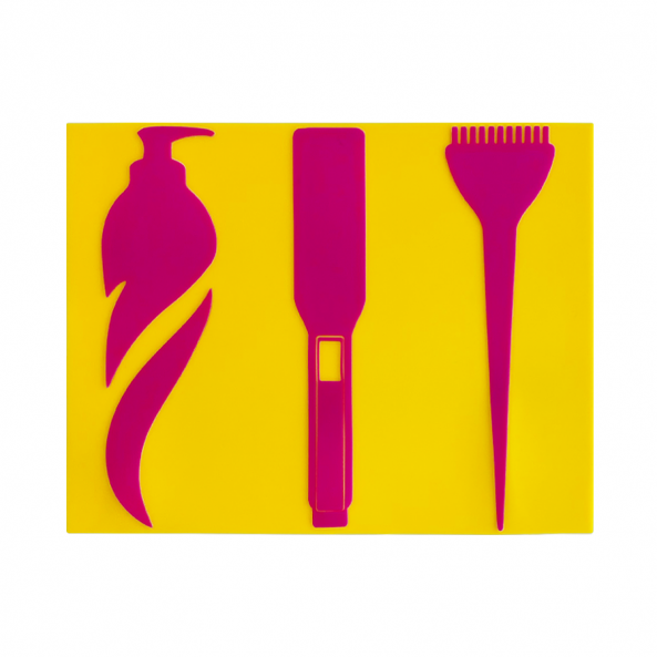 Термоковрик Желтый-Розовый